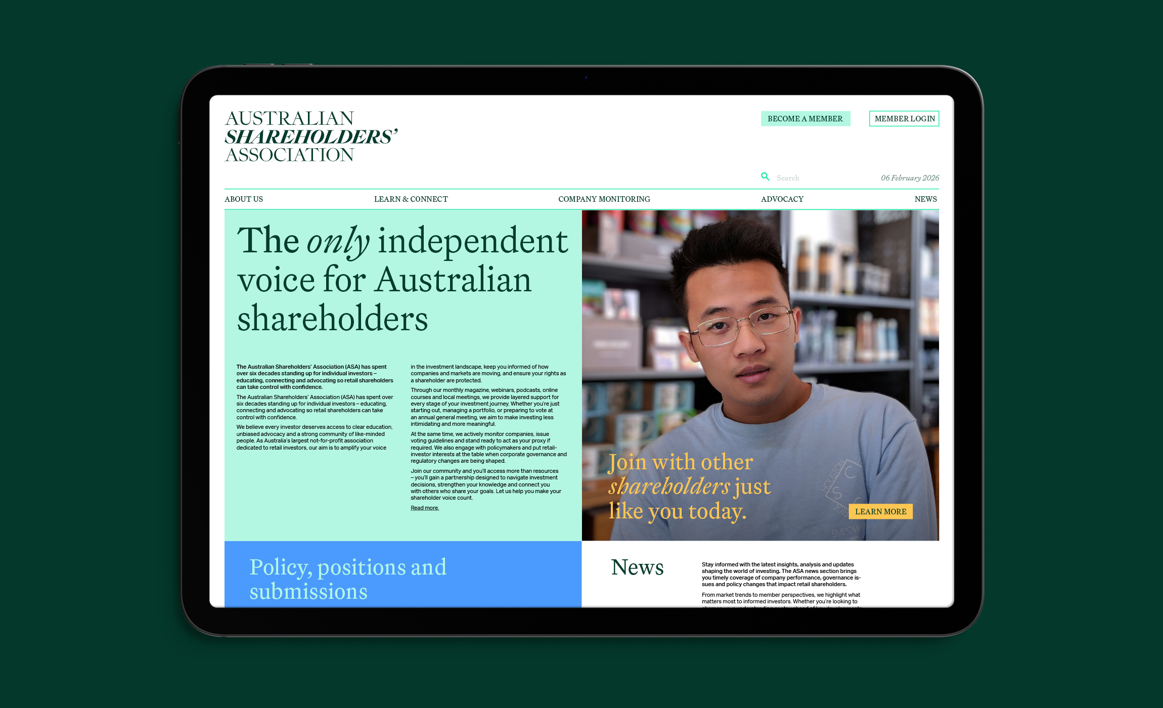 Australian Shareholders' Association identity