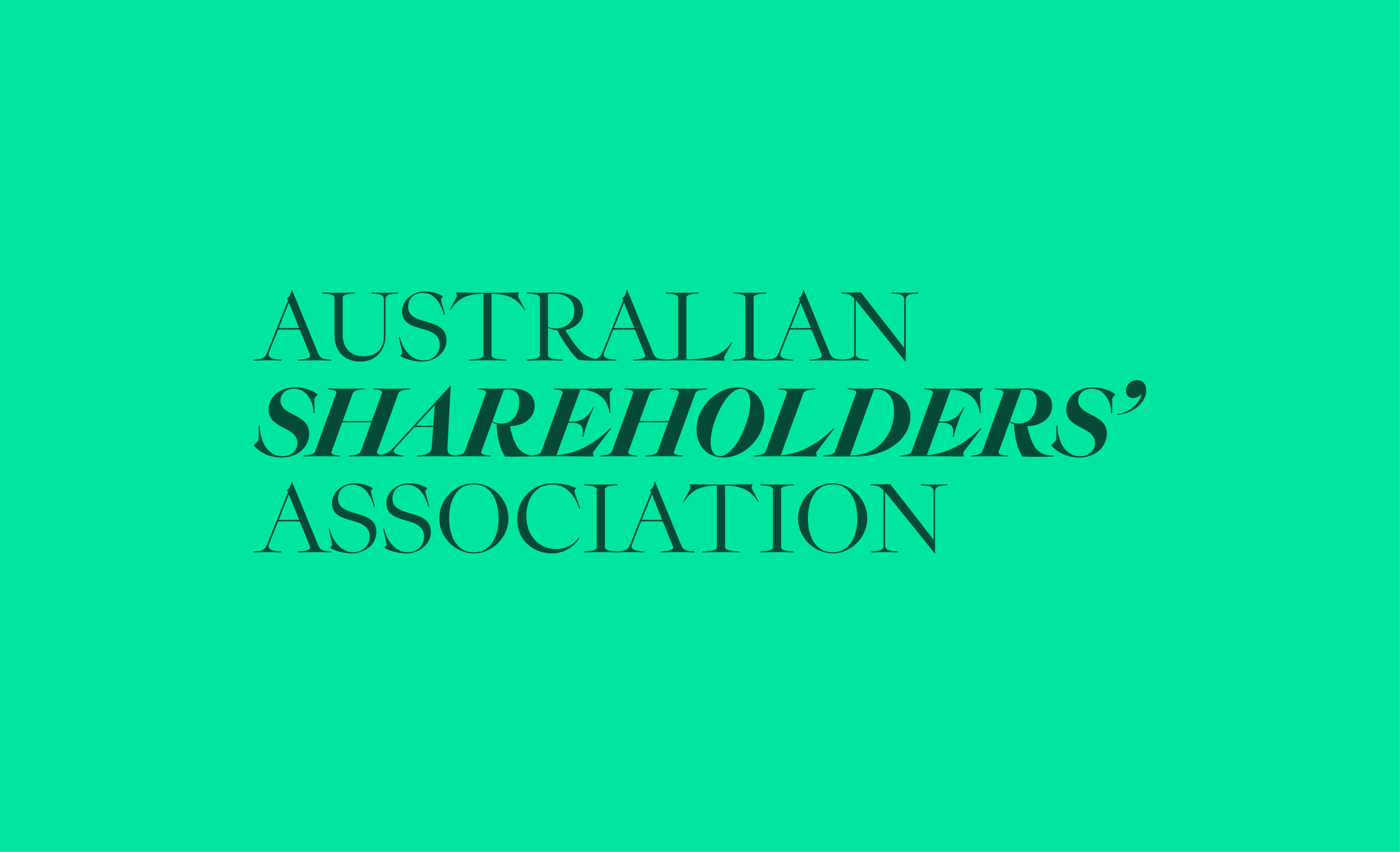 Australian Shareholders' Association identity